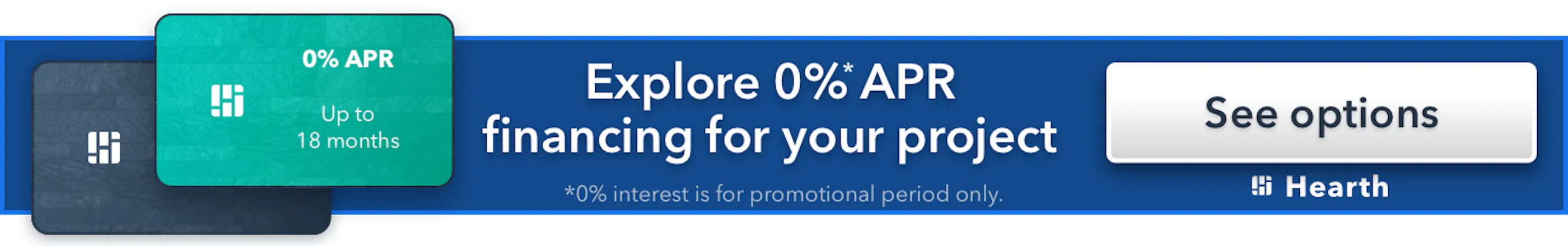 One Hour Heating & Air Conditioning of Northwest Austin: 0% APR credit card financing on HVAC repair & installation — apply for low monthly payment plans via Hearth